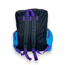 Load image into Gallery viewer, Vintage 90’s TRAX Colour Block Logo Spellout Graphic Backpack Rucksack Bag
