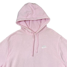 Load image into Gallery viewer, NIKE Classic Embroidered Mini Logo Baby Pink Pullover Hoodie
