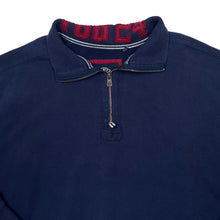 Load image into Gallery viewer, TOG 24 Embroidered Big Spellout Classic 1/4 Zip Pullover Sweatshirt
