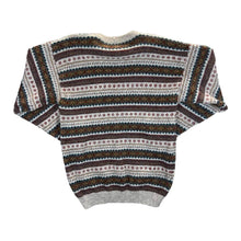 Load image into Gallery viewer, Vintage 90&#39;s ANTARTEX Grandad Patterned Pure New Wool Knit Sweater Jumper
