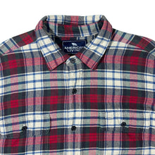 Load image into Gallery viewer, Vintage American Living Multi Plaid Check Long Sleeve Cotton Flannel Shirt
