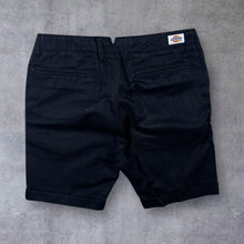 Load image into Gallery viewer, Dickies x Nano Universe Tac Twill Skater Classic Black Turn-Up Chino Shorts
