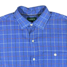 Load image into Gallery viewer, ORVIS Classic Blue Country Plaid Check Long Sleeve Cotton Shirt
