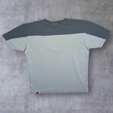 Load image into Gallery viewer, Early 00&#39;s Coors Beer Logo Grey Colour Block Short Sleeve Distressed T-Shirt
