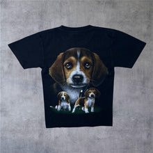 Load image into Gallery viewer, Early 00’s Metal Rock Beagle Dog Puppy Animal Pet Graphic Black T-Shirt
