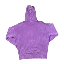 Load image into Gallery viewer, CHAMPION Classic Embroidered Mini Logo Overdyed Purple Pullover Hoodie
