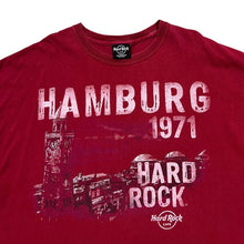 Load image into Gallery viewer, HARD ROCK CAFE &quot;Hamburg&quot; Souvenir Logo Spellout Graphic T-Shirt
