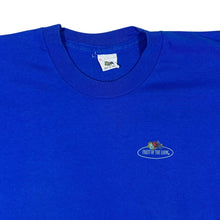 Load image into Gallery viewer, Vintage FRUIT OF THE LOOM Classic Mini Logo Graphic Blue Single Stitch T-Shirt
