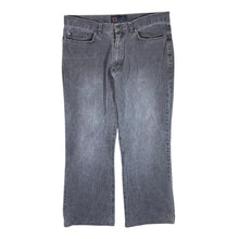 Load image into Gallery viewer, Early 00&#39;s REMUS UOMO Grey Micro Striped Straight Leg Jeans
