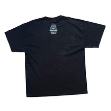 Load image into Gallery viewer, SIGNED Delta DAVE PEREWITZ Gothic Flaming Biker Spellout Graphic T-Shirt
