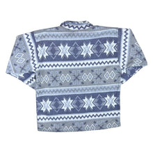 Load image into Gallery viewer, Vintage Festive Winter Crazy Patterned 1/4 Zip Pullover Fleece Sweatshirt
