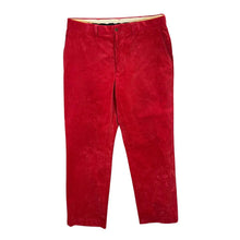 Load image into Gallery viewer, Vintage POLO RALPH LAUREN Red Golf Corduroy Cord Straight Leg Trousers
