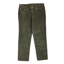 Load image into Gallery viewer, Vintage POLO JEANS CO. Ralph Lauren &quot;Saturday Jean&quot; Green Corduroy Cord Straight Leg Trousers

