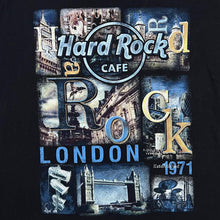 Load image into Gallery viewer, HARD ROCK CAFE &quot;London&quot; Landmark Souvenir Spellout Graphic T-Shirt

