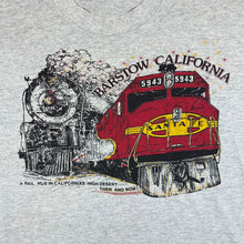 Load image into Gallery viewer, Vintage 90's BARSTOW CALIFORNIA Steam Engine Train Souvenir Single Stitch T-Shirt
