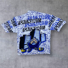 Load image into Gallery viewer, Early 00&#39;s K&#39;s Dee Fashion Y2K Hip Hop Graffiti Patterned Short Sleeve Shirt
