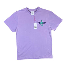 Load image into Gallery viewer, MOSSIMO Cartoon Alien Rave Skater Logo Graphic Purple T-Shirt
