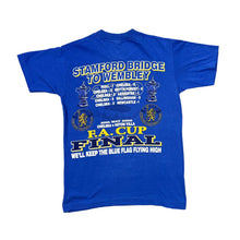 Load image into Gallery viewer, Vintage Screen Stars CHELSEA FC &quot;2000 F.A. Cup Final&quot; Football Souvenir Graphic Single Stitch T-Shirt
