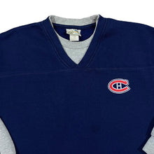 Load image into Gallery viewer, Vintage Mighty Mac NHL MONTREAL CANADIENS Embroidered Ice Hockey Logo Crewneck Sweatshirt
