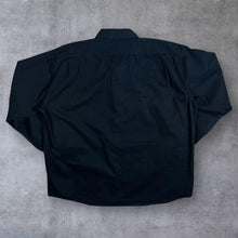 Load image into Gallery viewer, Vintage Atlas For Men Cowboy Western Embroidered Aztec Black Beige Cotton Long Sleeve Shirt
