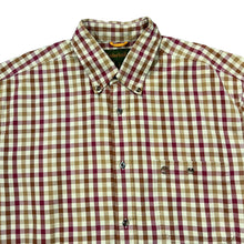 Load image into Gallery viewer, Vintage TIMBERLAND Classic Mini Pocket Logo Plaid Check Long Sleeve Button-Up Cotton Shirt
