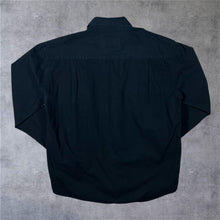 Load image into Gallery viewer, Atlas For Men Cowboy Western Long Sleeve Black Cotton Shirt
