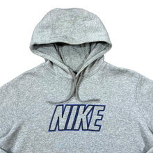 Load image into Gallery viewer, NIKE Classic Embroidered Big Spellout Grey Pullover Hoodie
