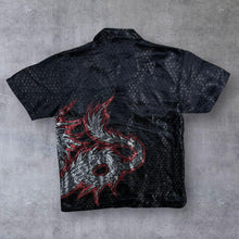 Load image into Gallery viewer, Vintage MT:2 (2001) Gothic Y2K Dragon Graphic Black Short Sleeve Shirt
