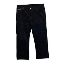 Load image into Gallery viewer, Vintage STANLEY Made In Poland Classic Black Corduroy Cord Straight Leg Trousers
