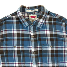 Load image into Gallery viewer, LEVI&#39;S &quot;Modern Fit&quot; Multi Plaid Check Long Sleeve Flannel Shirt
