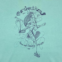 Load image into Gallery viewer, Vintage AEROBATHON (1995) Souvenir Graphic Turquoise Single Stitch T-Shirt
