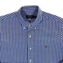Load image into Gallery viewer, Polo Ralph Lauren Blue White Plaid Check Long Sleeve Button-Up Cotton Shirt

