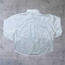 Load image into Gallery viewer, Vintage John Baner Cowboy Western Lace Panel White Cotton Long Sleeve Popper Shirt
