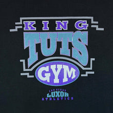 Load image into Gallery viewer, Vintage Jerzees KING TUTS GYM Luxor Las Vegas Souvenir Spellout Graphic T-Shirt
