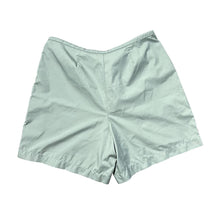 Load image into Gallery viewer, Vintage 90&#39;s NIKE Embroidered Mini Logo Pale Grey Blue Polyester Shorts
