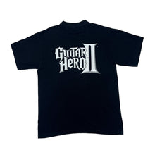 Load image into Gallery viewer, GUITAR HERO II (2006) Video Game Promo Logo Spellout Graphic T-Shirt
