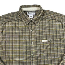 Load image into Gallery viewer, COLUMBIA SPORTSWEAR Plaid Check Polyester Long Sleeve Outdoor Flannel Shirt
