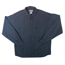 Load image into Gallery viewer, Columbia Sportswear Dark Grey Check Long Sleeve Cotton Button-Up Shirt
