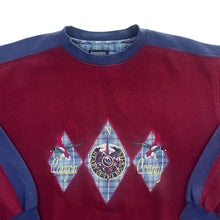 Load image into Gallery viewer, Vintage Springfield &quot;Canyon County&quot; Embroidered Colour Block Crewneck Sweatshirt
