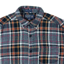 Load image into Gallery viewer, Vintage Northern Expedition Multi Plaid Check Long Sleeve Cotton Flannel Shirt
