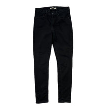 Load image into Gallery viewer, LEVI&#39;S Black Tab &quot;721 High Rise Skinny&quot; Black Denim Jeans

