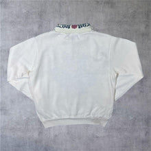 Load image into Gallery viewer, Vintage 90’s Blair Floral Flower Nature Graphic Cream Collared Sweatshirt
