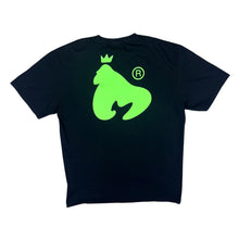 Load image into Gallery viewer, MONEY Classic Big Logo Spellout Black Green Short Sleeve T-Shirt
