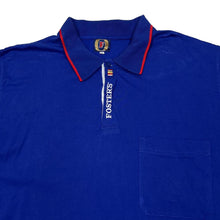 Load image into Gallery viewer, Early 00’s FOSTER’S Embroidered Vertical Spellout Beer Drinks Promo Polo Shirt Top
