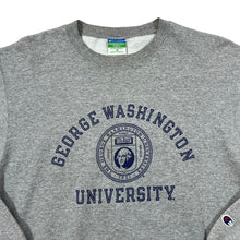 Load image into Gallery viewer, Champion GEORGE WASHINGTON UNIVERSITY College Spellout Graphic Crewneck Sweatshirt
