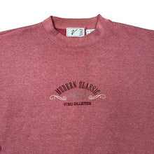 Load image into Gallery viewer, Vintage 90&#39;s VINCI COLLECTION &quot;Modern Classic Club&quot; Embroidered Spellout Crewneck Sweatshirt
