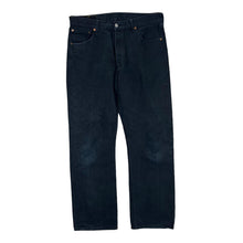 Load image into Gallery viewer, Early 00&#39;s LEVI&#39;S 501 Classic Black Denim Straight Leg Regular Fit Jeans
