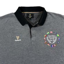 Load image into Gallery viewer, Early 00&#39;s GUINNESS Six Nations Rugby Embroidered Logo Short Sleeve Polo Shirt
