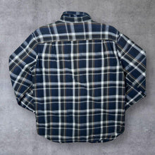 Load image into Gallery viewer, Early 00's Carhartt "Relaxed Fit" Plaid Check Popper Long Sleeve Flannel Shirt

