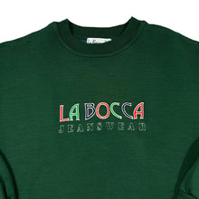 Load image into Gallery viewer, Vintage 90&#39;s LA BOCCA JEANSWEAR Embroidered Logo Spellout Crewneck Sweatshirt
